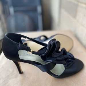 ANN MARINO SATIN HONEYBUN SANDALS